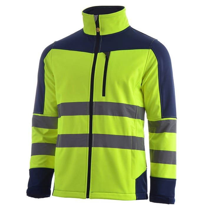 GRAVITY HV monochrome high visibility tri-cap softshell - Image 2
