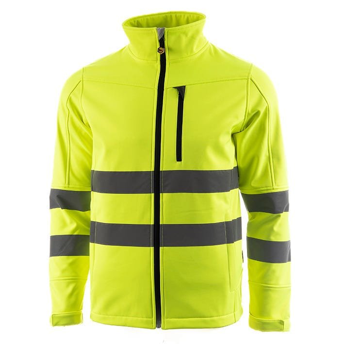 GRAVITY HV monochrome high visibility tri-cap softshell
